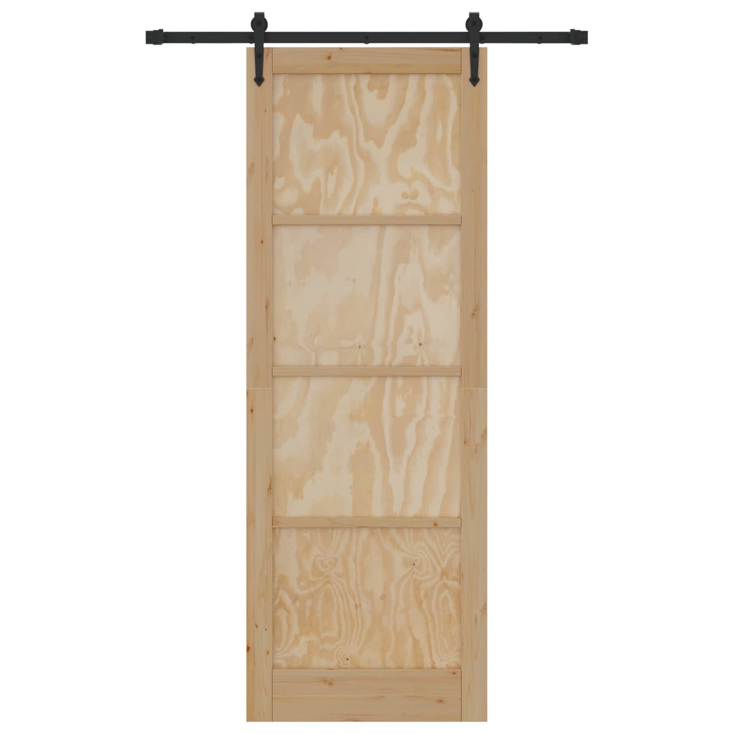 Sliding Door ORKDAL Natural 83 x 232 cm Solid Pine Wood