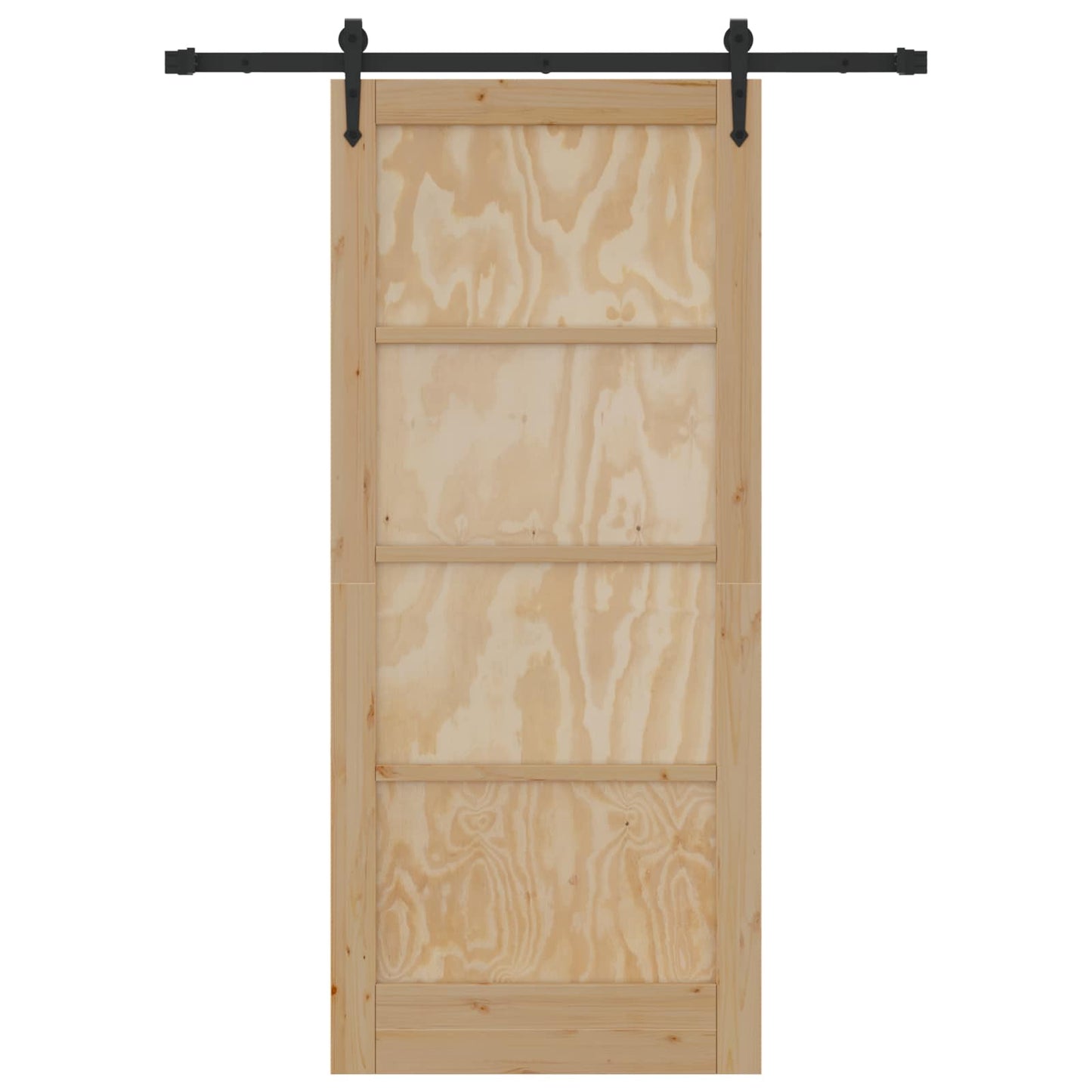 Sliding Door ORKDAL Natural 86 x 198.5 cm Solid Pine Wood