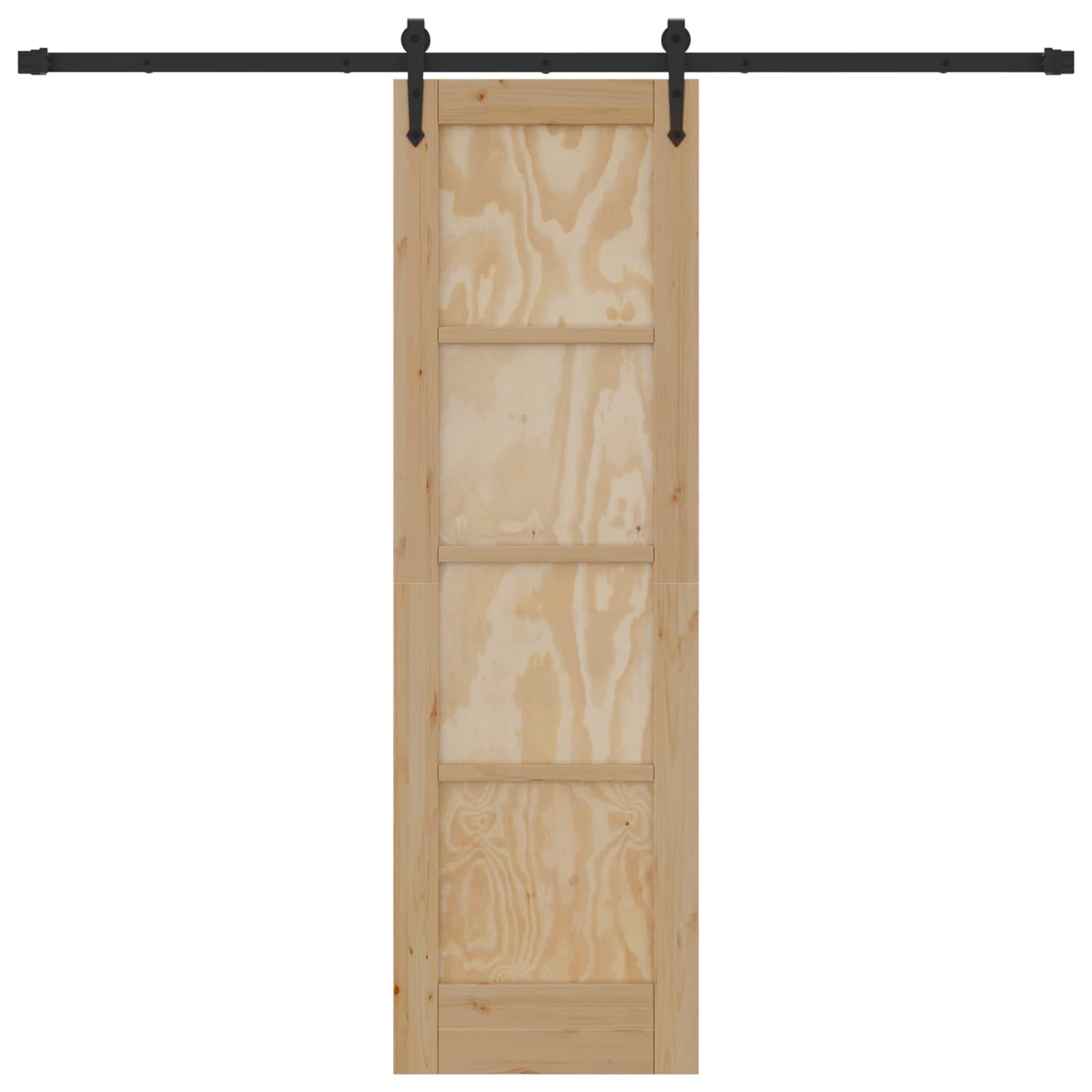 Sliding Door ORKDAL Natural 61 x 198.5 cm Solid Pine Wood