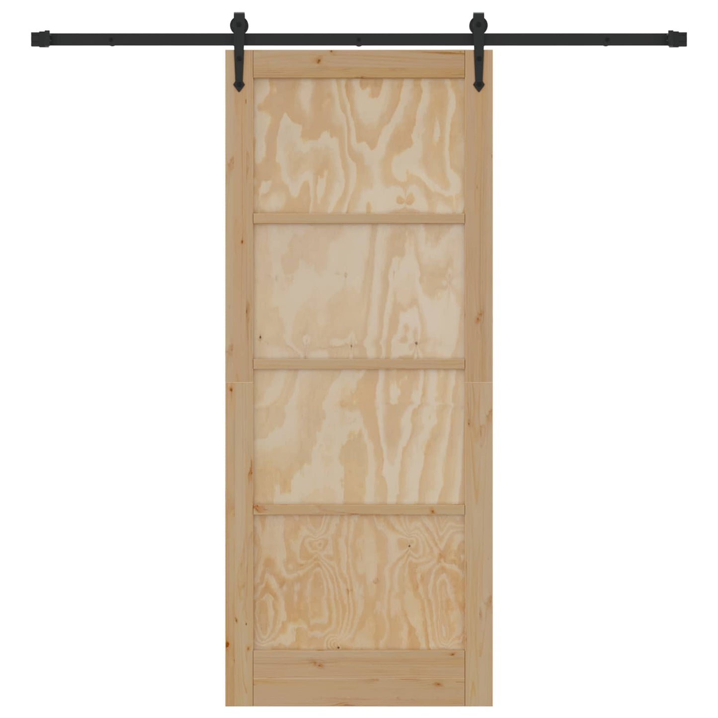 Sliding Door ORKDAL Natural 86 x 211 cm Solid Pine Wood