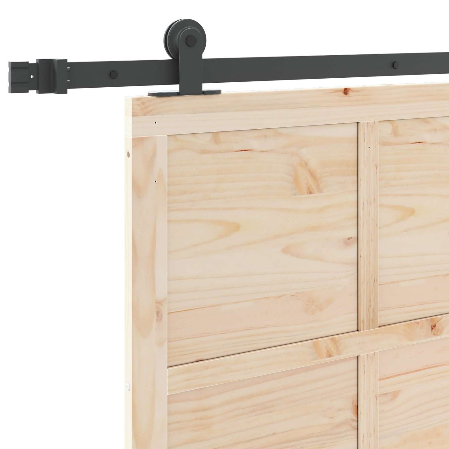 Sliding Door Natural 80 x 208 cm Solid Pine Wood