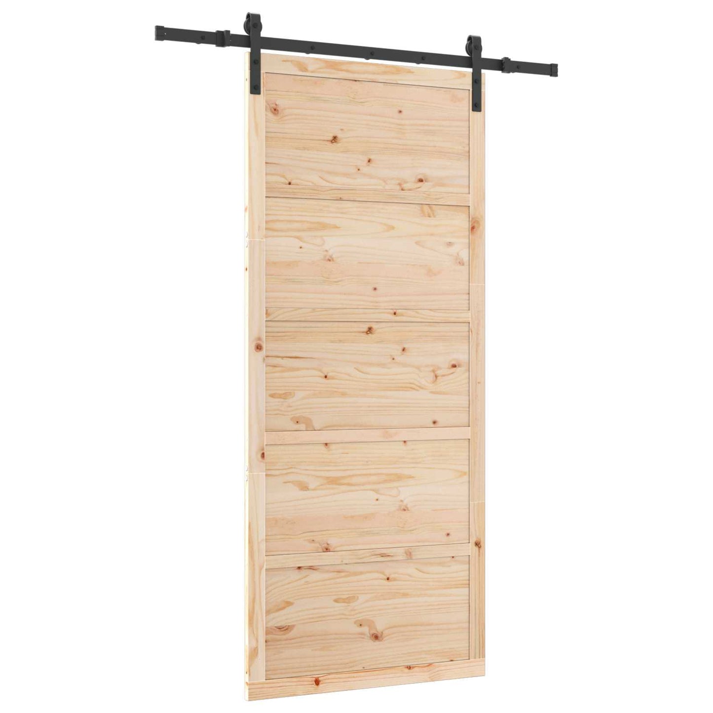 Sliding Door Natural 80 x 208 cm Solid Pine Wood