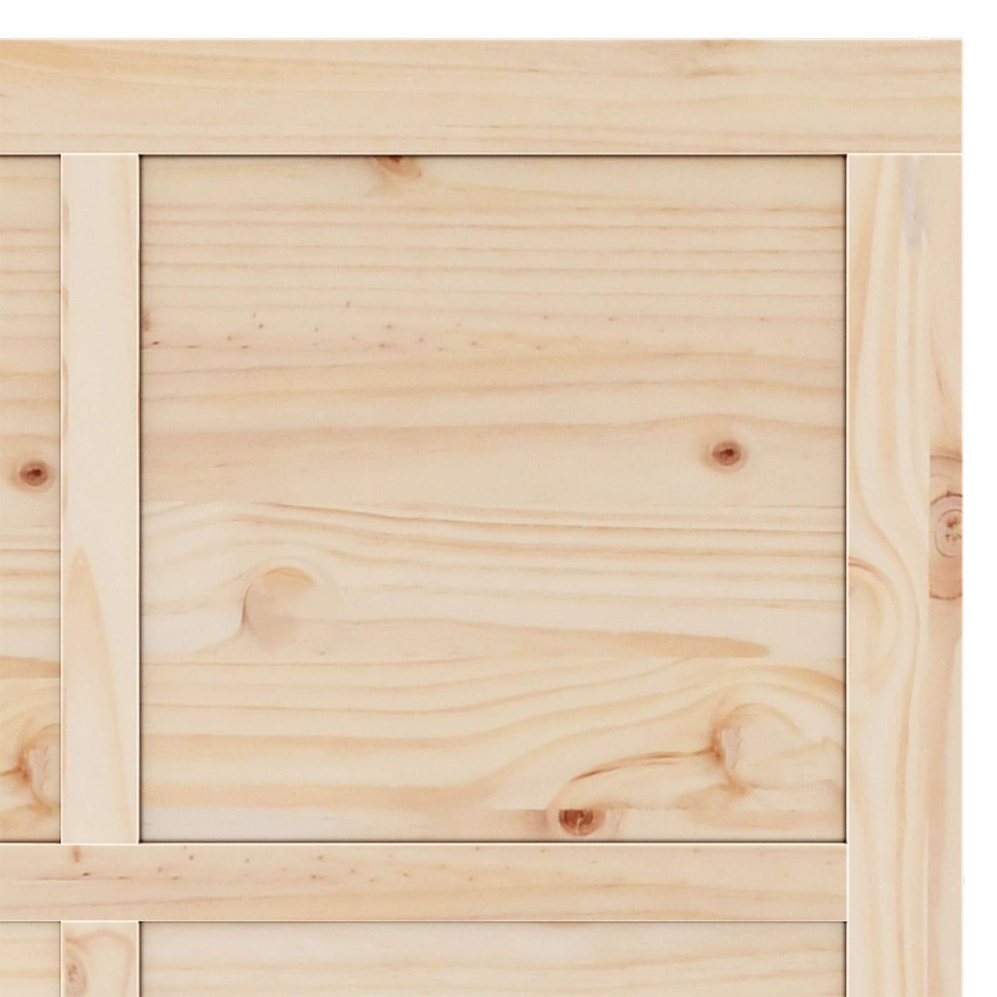 Sliding Door Natural 100 x 208 cm Solid Pine Wood