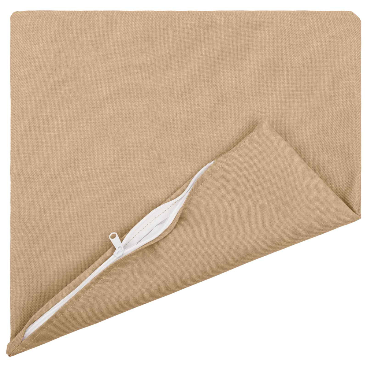 Throw Pillow 6 pcs HEERLEN Cream 30 x 30 cm Fabric