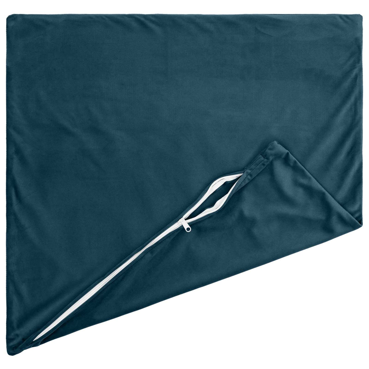 Cushion with Pillow HEERLEN 2 pcs Blue Velvet