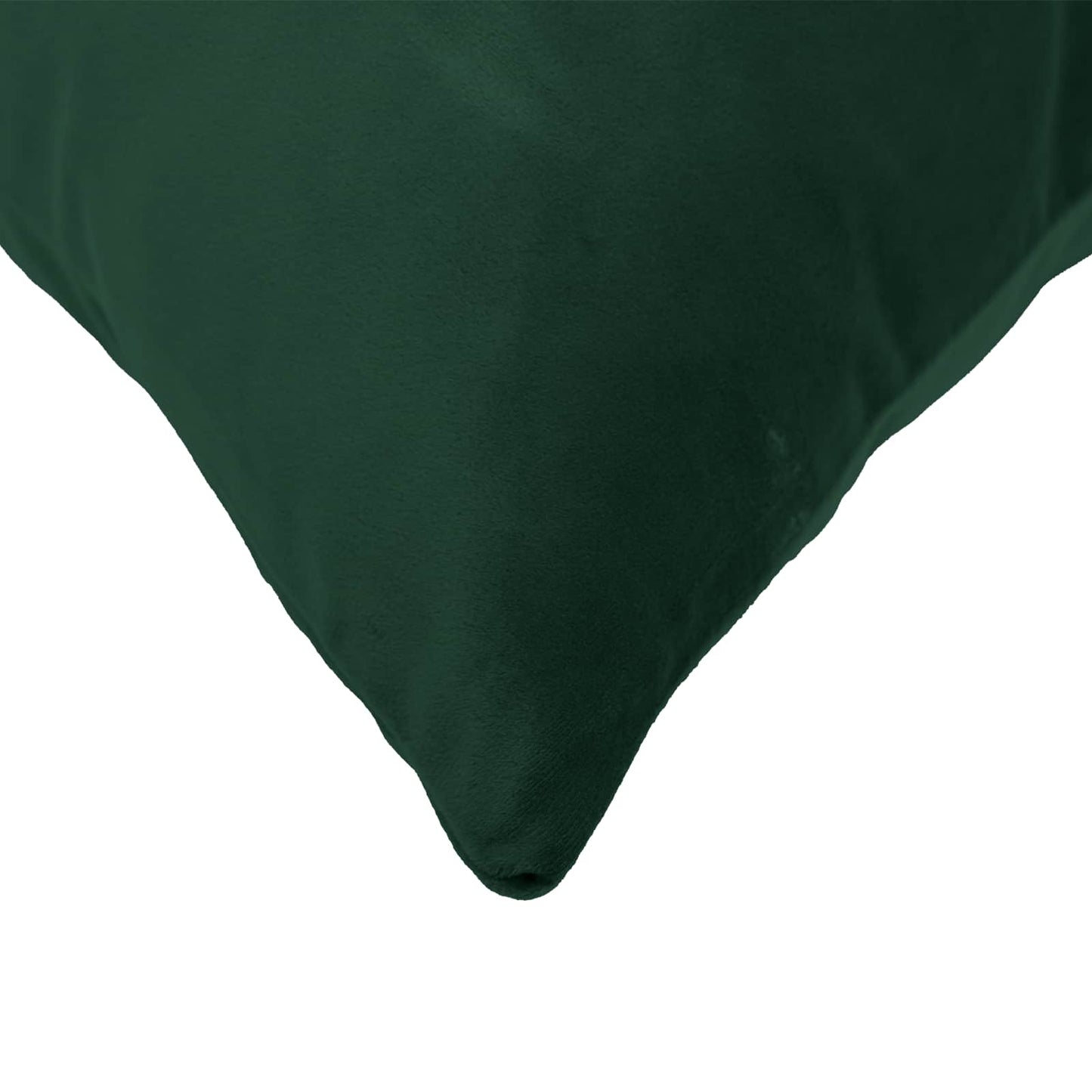 Cushion with Pillow HEERLEN 2 pcs Dark Green Velvet