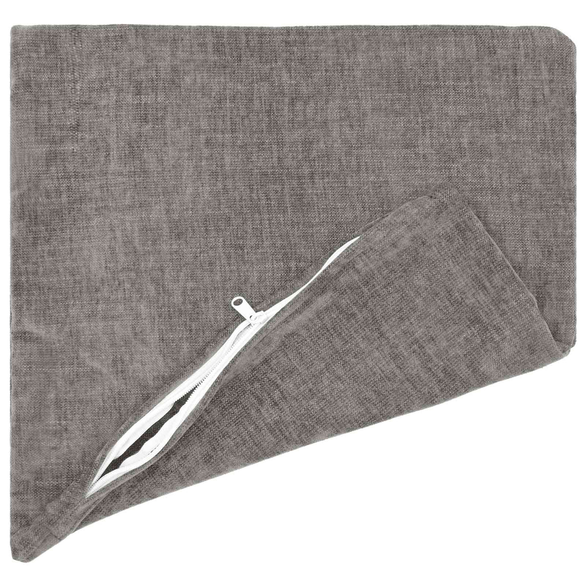 Throw Pillow 6 pcs HEERLEN Dark Grey 30 x 30 cm Chenille Fabric