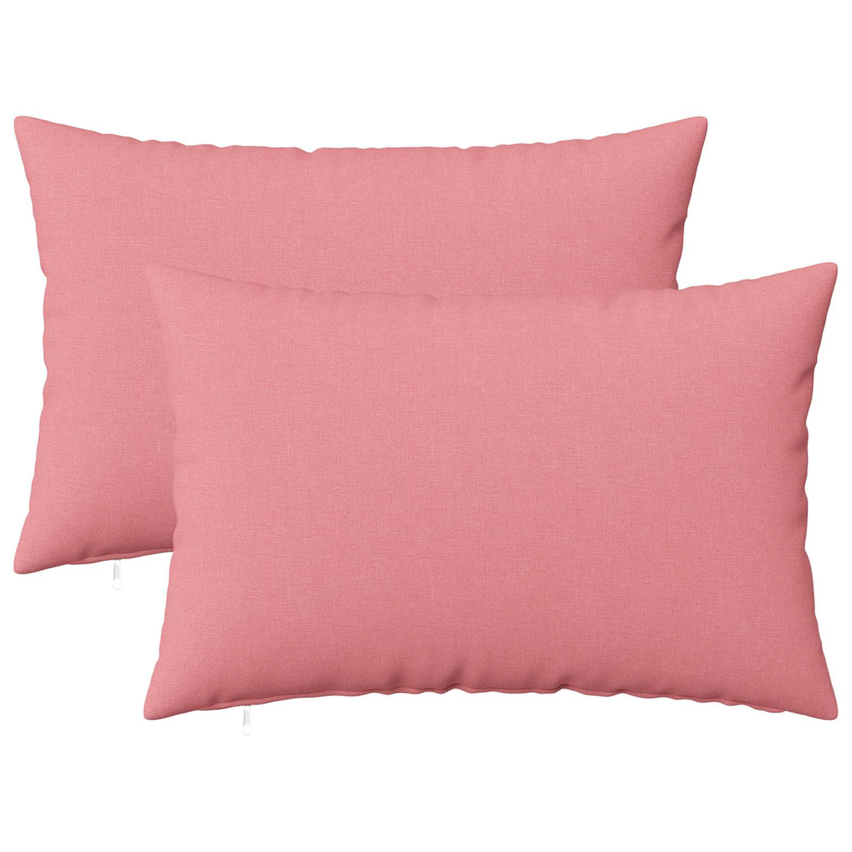 Cushion with Pillow HEERLEN 2 pcs Pink Fabric