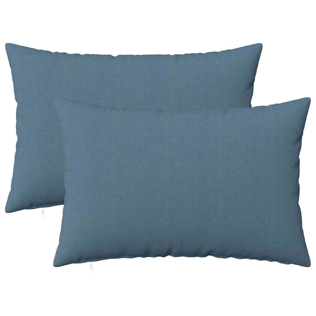 Cushion with Pillow HEERLEN 2 pcs Jeans Blue Fabric