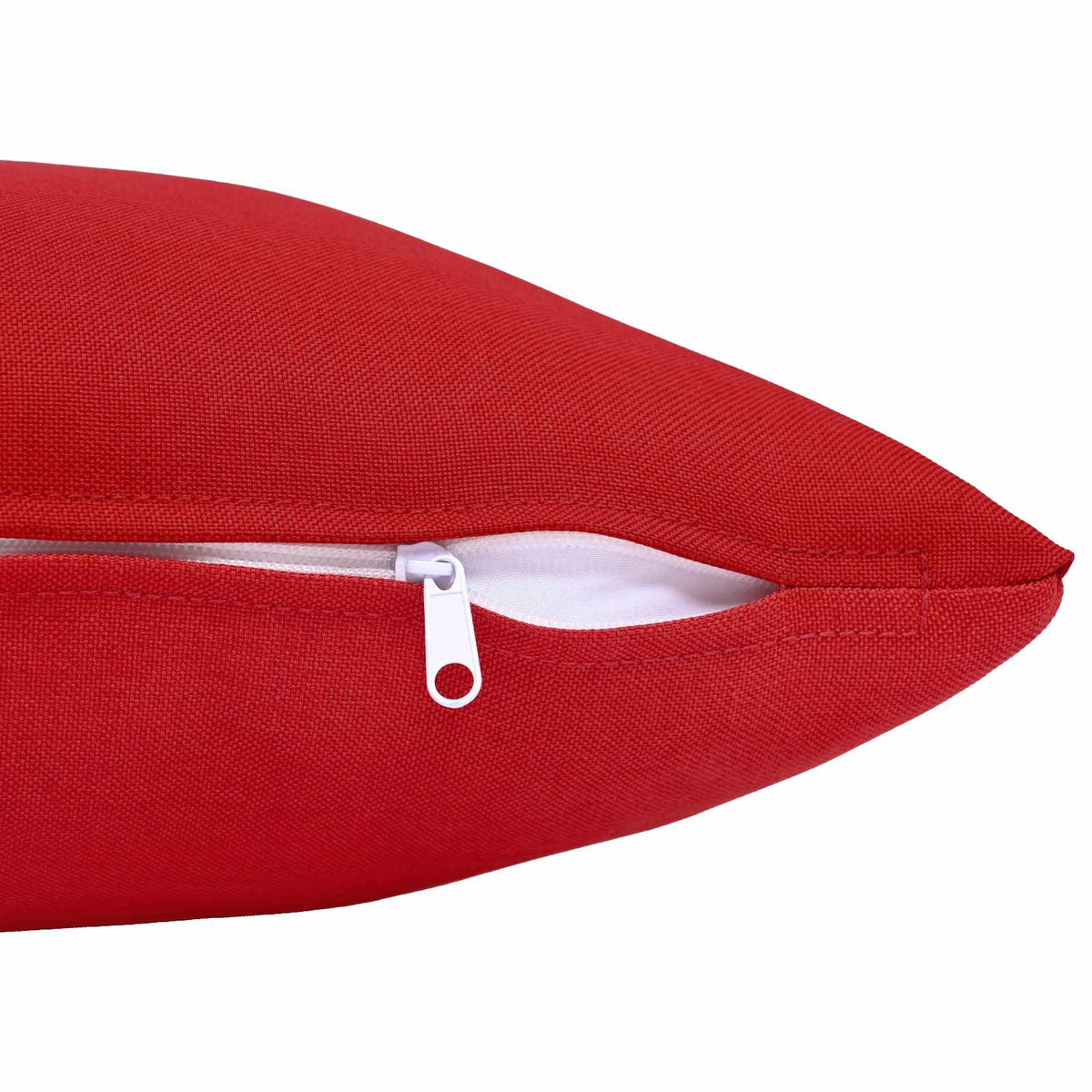 Cushion with Pillow HEERLEN 6 pcs Red Fabric