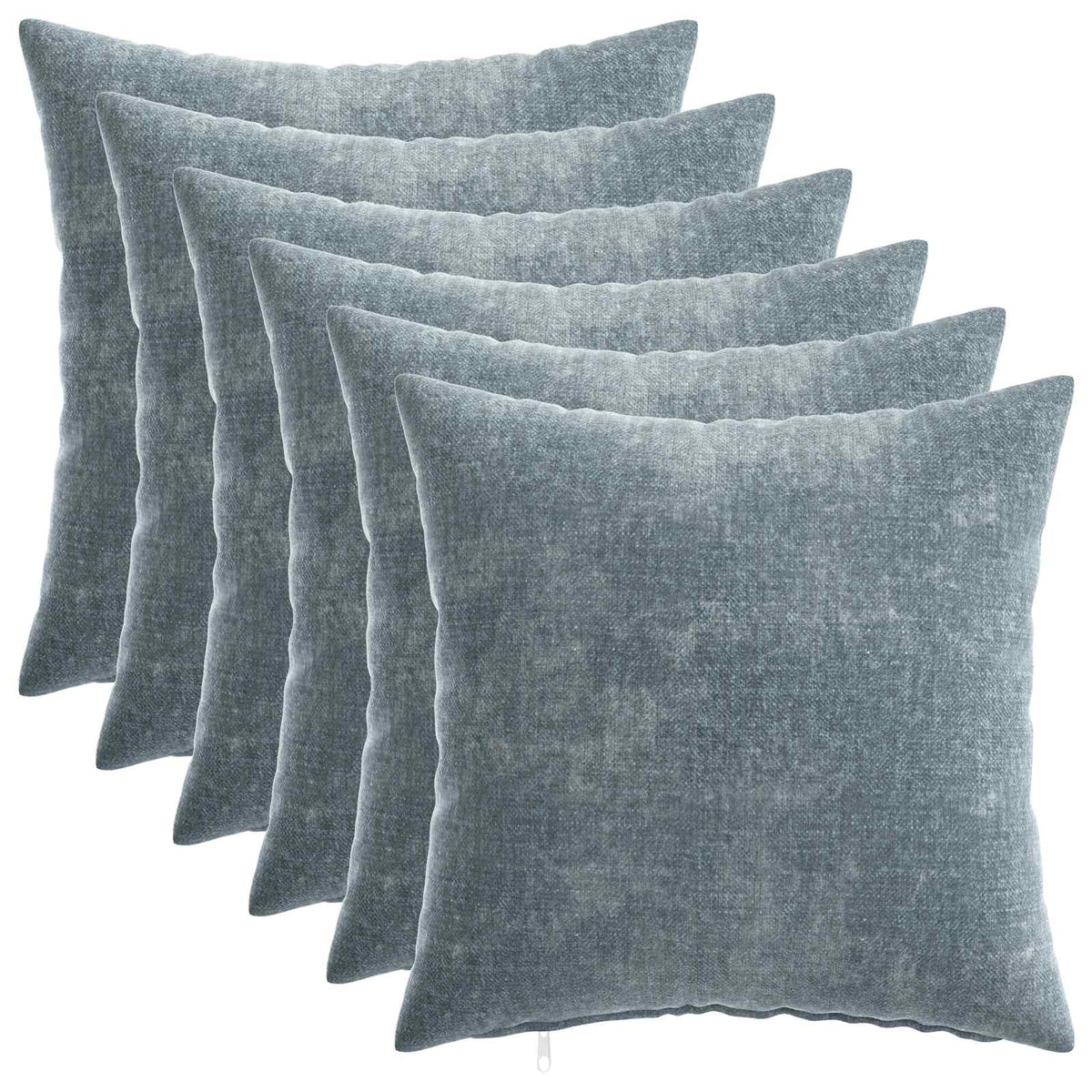 Throw Pillow 6 pcs HEERLEN Light Blue 35 x 35 cm
