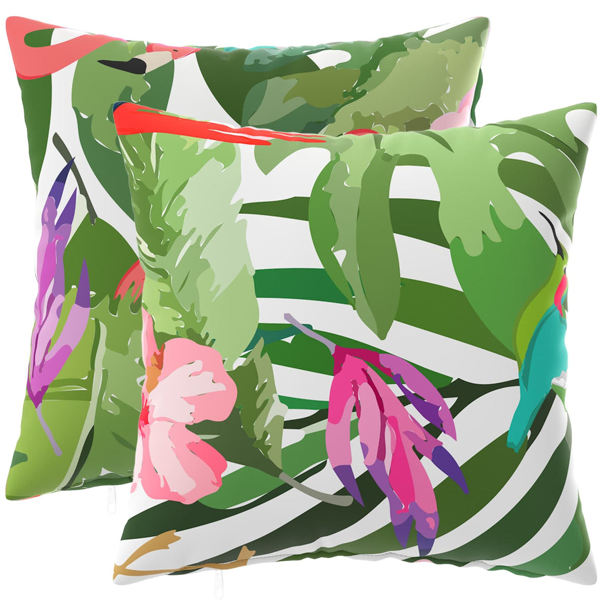 Cushion with Pillow HEERLEN 2 pcs Multicolour Polyester