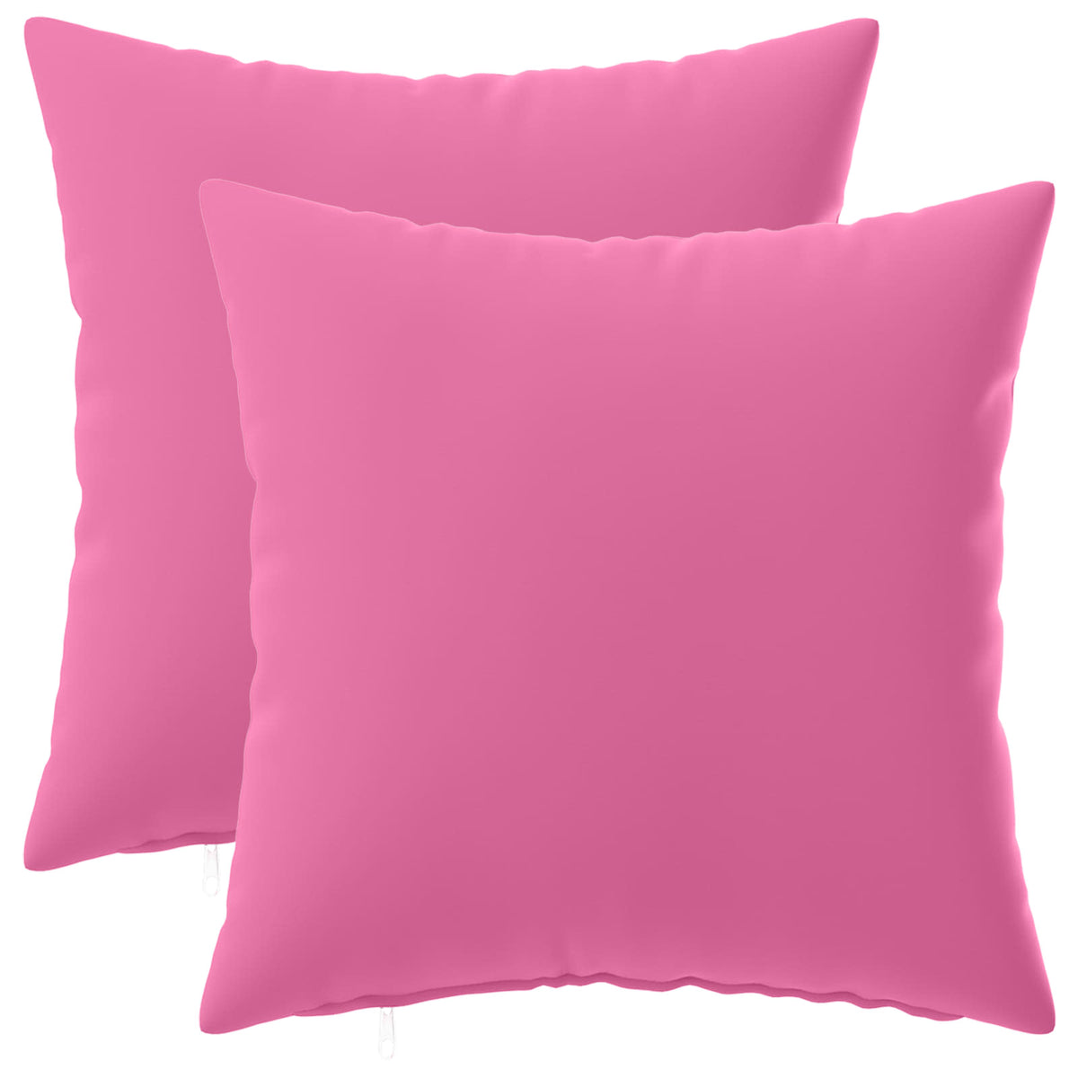 Cushion with Pillow HEERLEN 2 pcs Pink Polyester