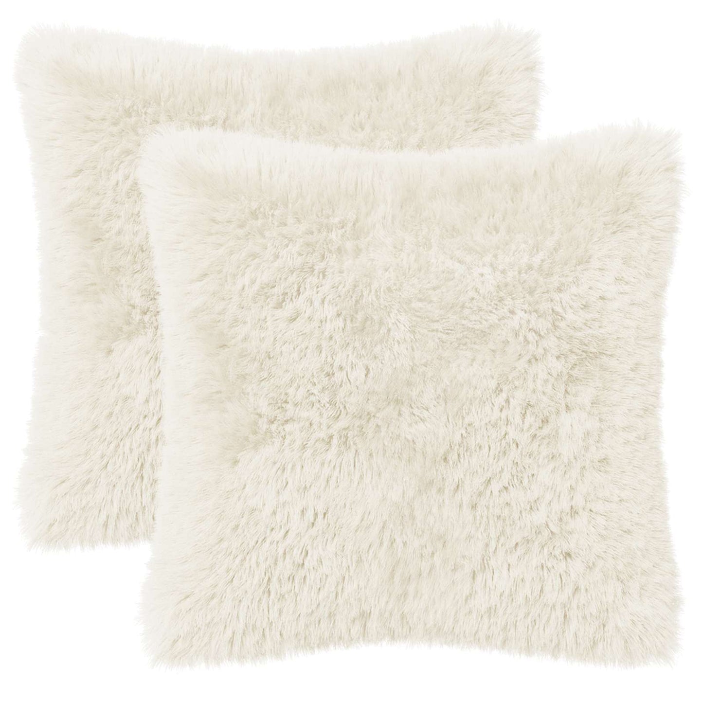 Cushion with Pillow HEERLEN 6 pcs White PV Fleece