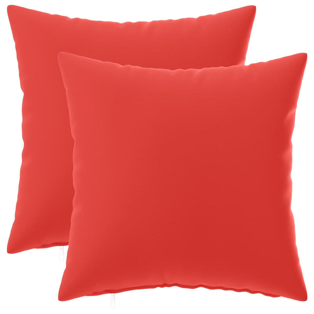 Cushion with Pillow HEERLEN 2 pcs Red Polyester