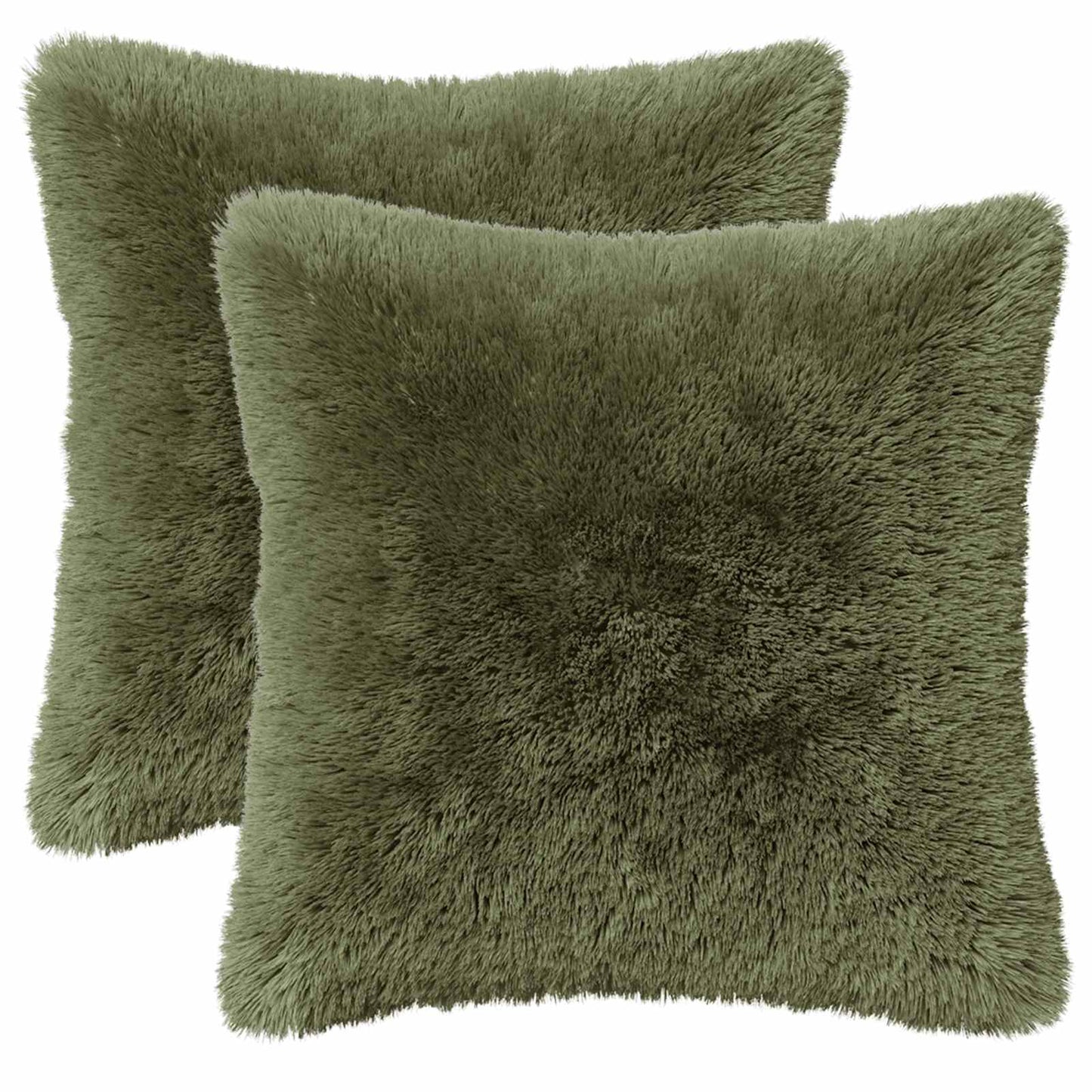 Cushion with Pillow HEERLEN 2 pcs Green PV Fleece