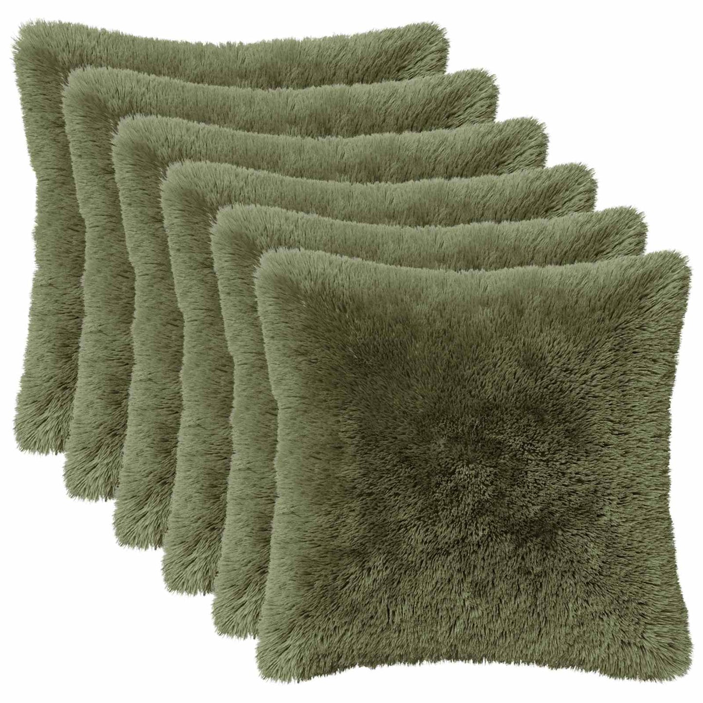 Cushion with Pillow HEERLEN 12 pcs Green PV Fleece