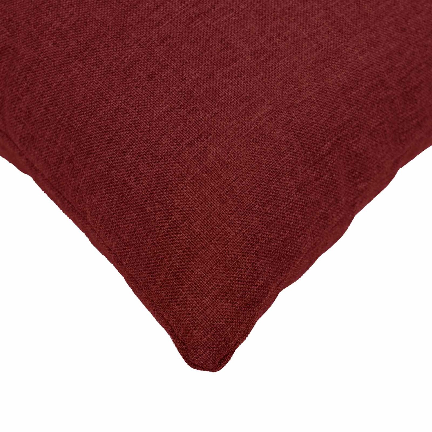 Cushion with Pillow HEERLEN 6 pcs Wine Red Fabric