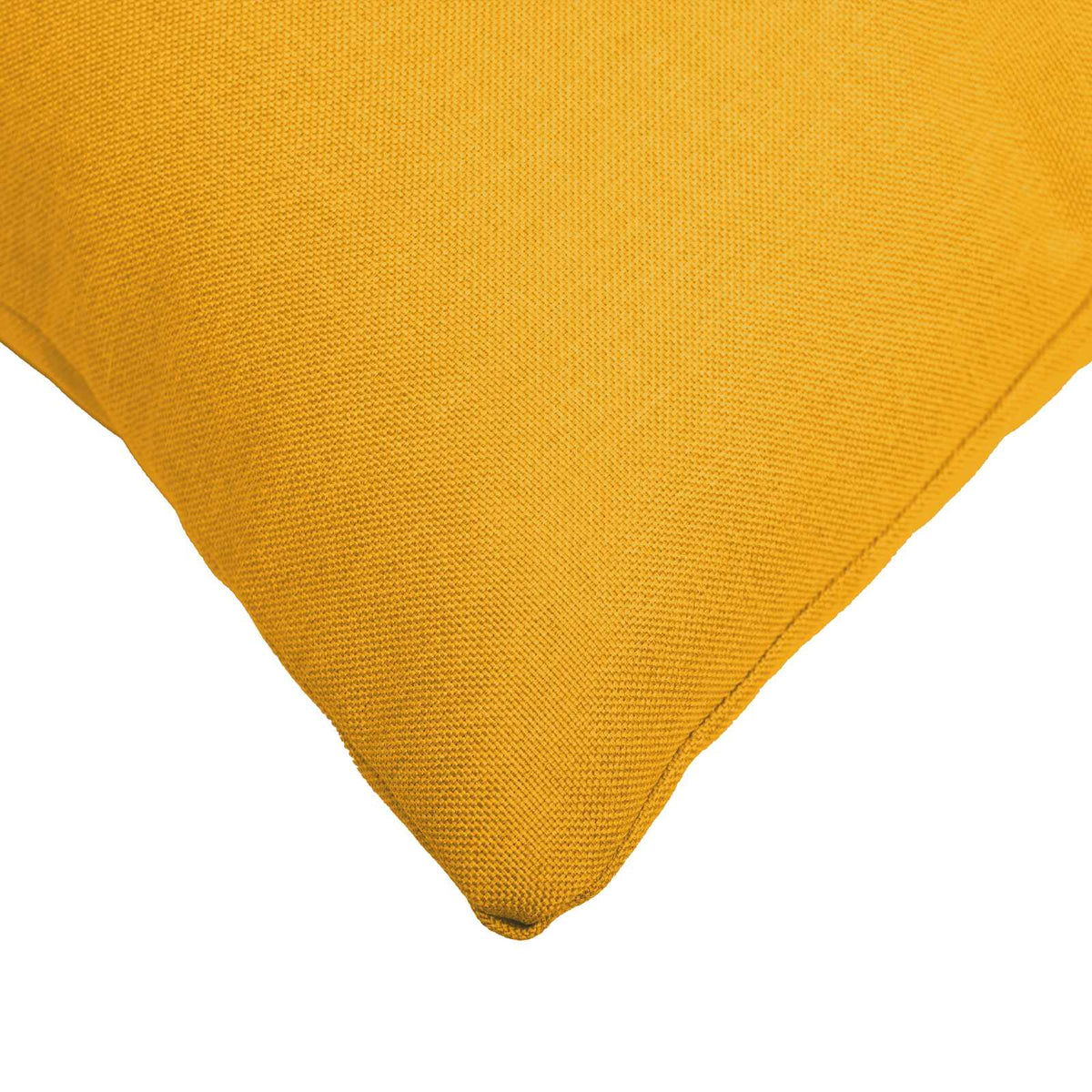 Cushion with Pillow HEERLEN 2 pcs Light Yellow Fabric