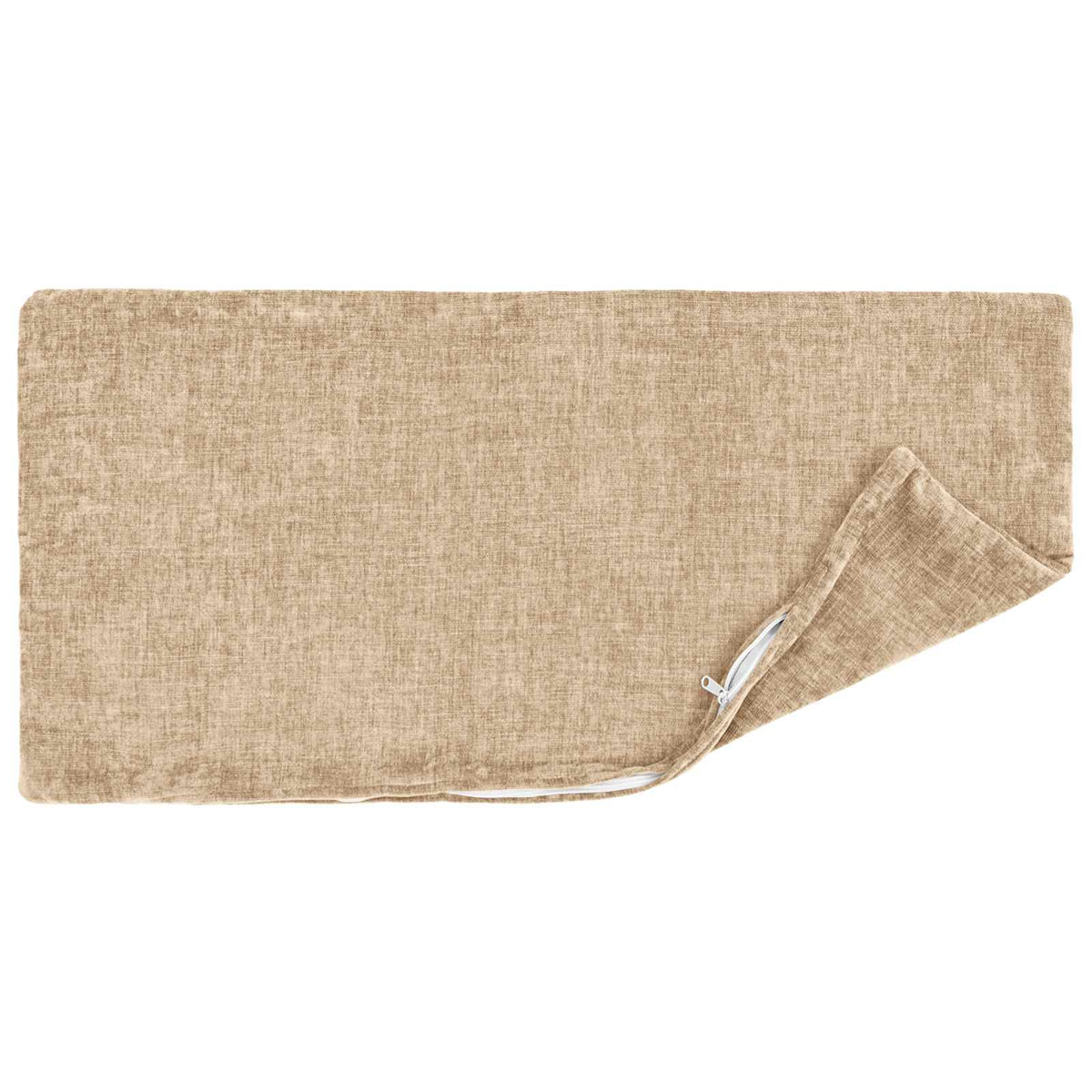 Throw Pillow 6 pcs HEERLEN Taupe 40 x 60 cm Chenille Fabric