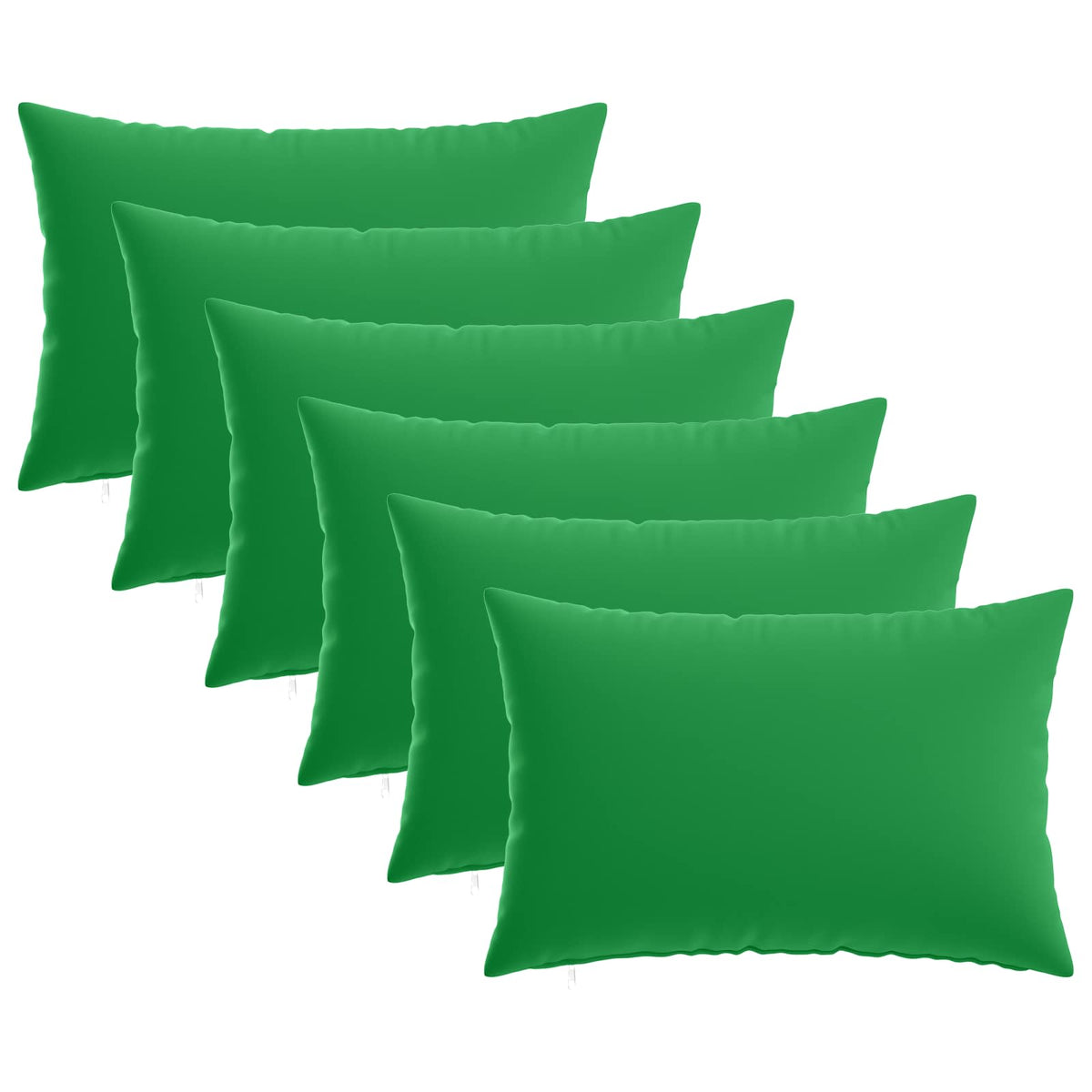 Cushion with Pillow HEERLEN 6 pcs Green Polyester