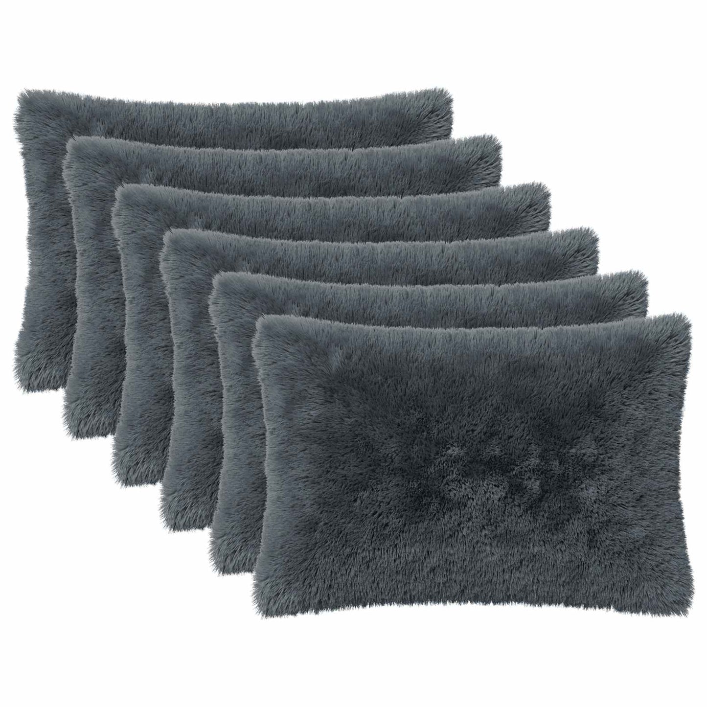 Cushion with Pillow HEERLEN 2 pcs Anthracite PV Fleece