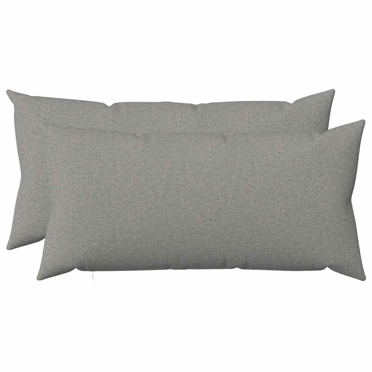 Throw Pillow 2 pcs HEERLEN Cloud Grey 40 x 70 cm Fabric