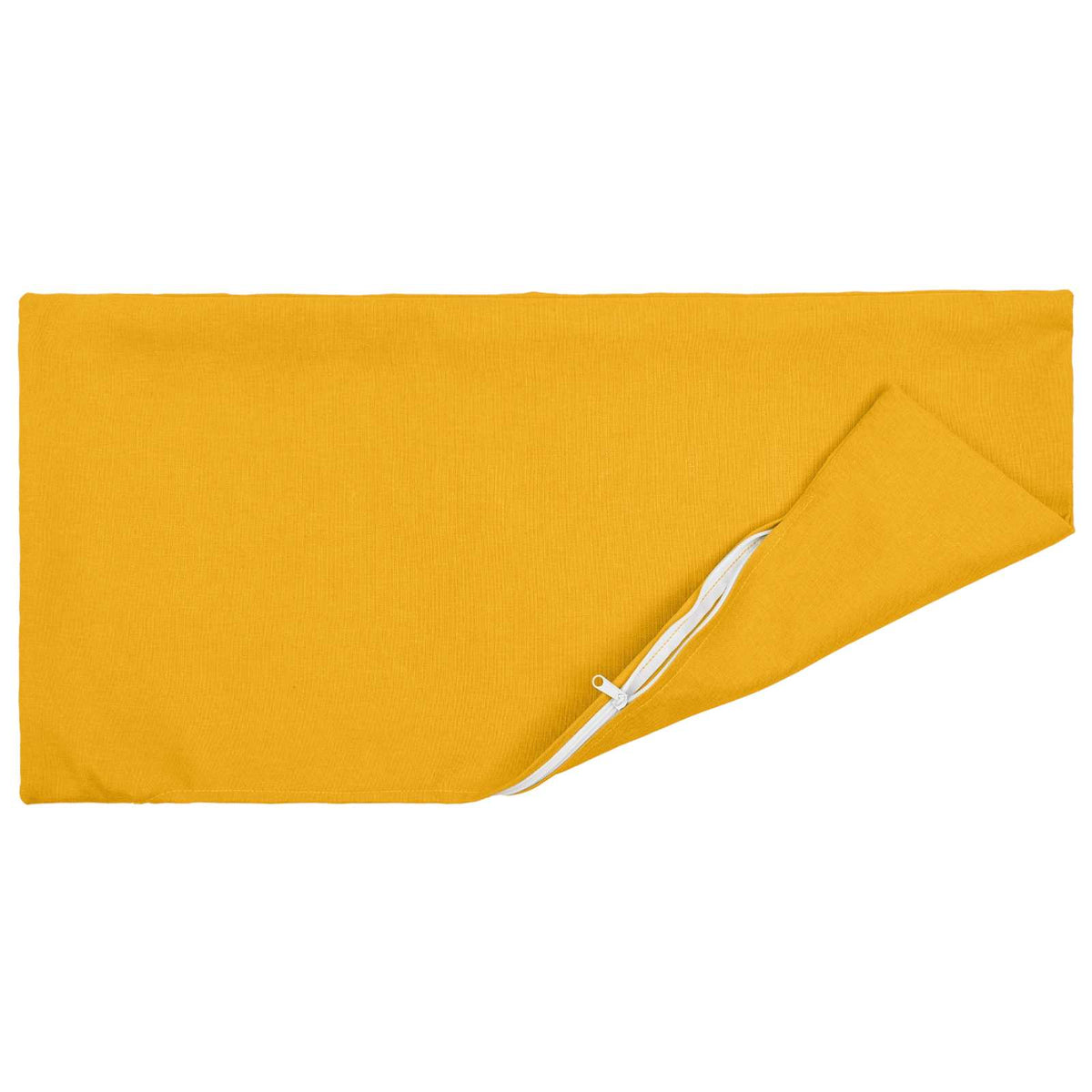 Cushion with Pillow HEERLEN 2 pcs Light Yellow Fabric