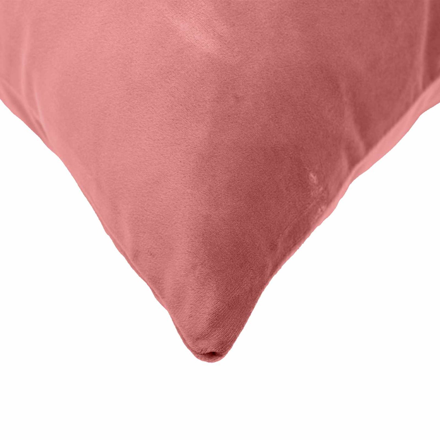 Cushion with Pillow HEERLEN 2 pcs Pink Velvet