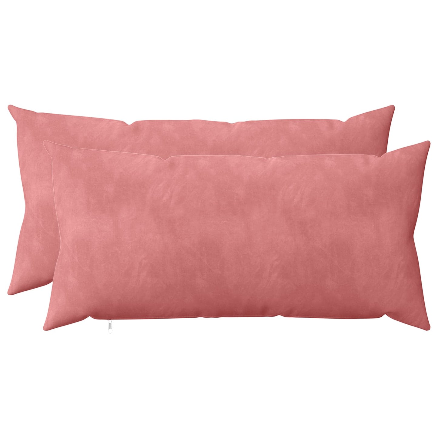 Cushion with Pillow HEERLEN 2 pcs Pink Velvet