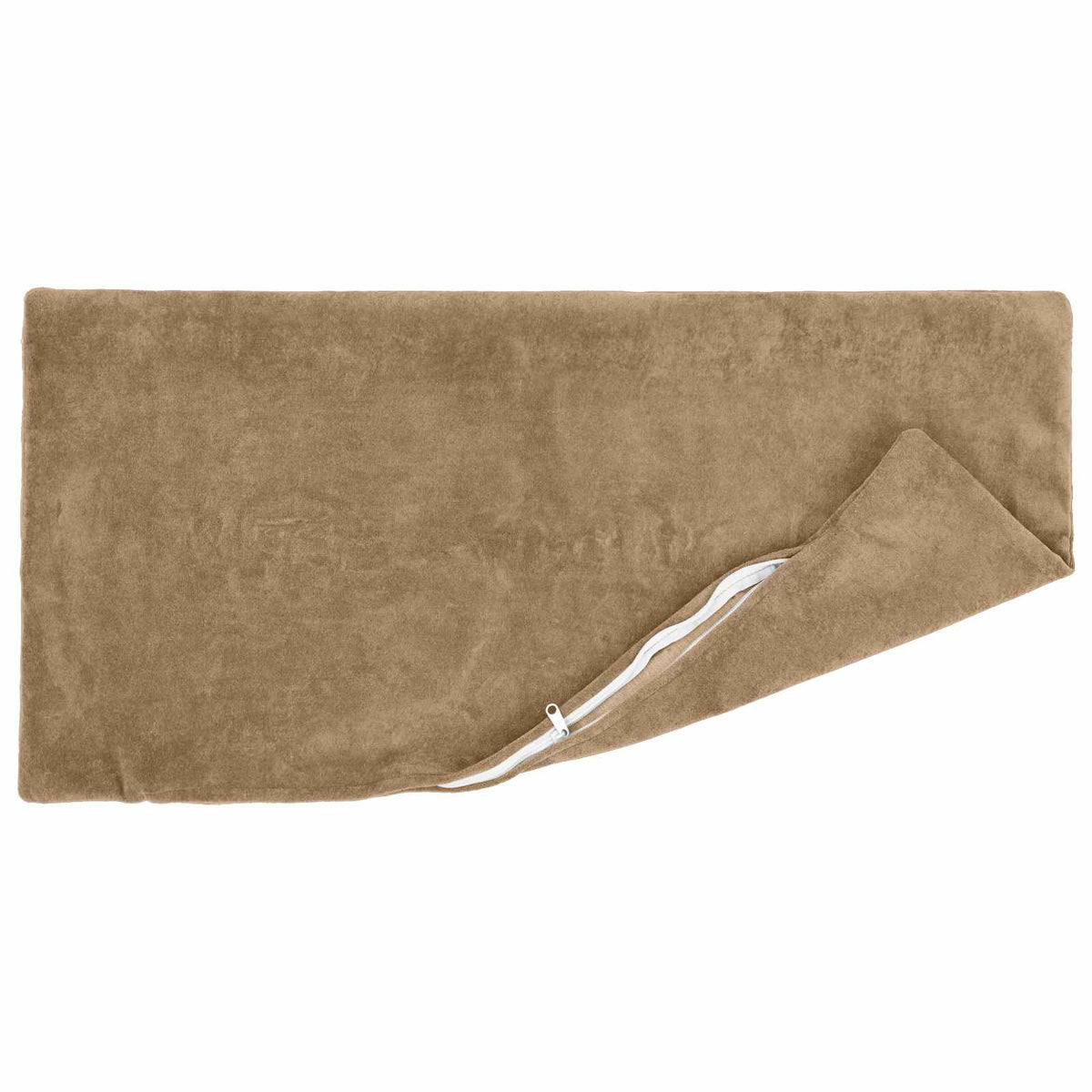 Cushion with Pillow HEERLEN 2 pcs Taupe Microfiber Fleece