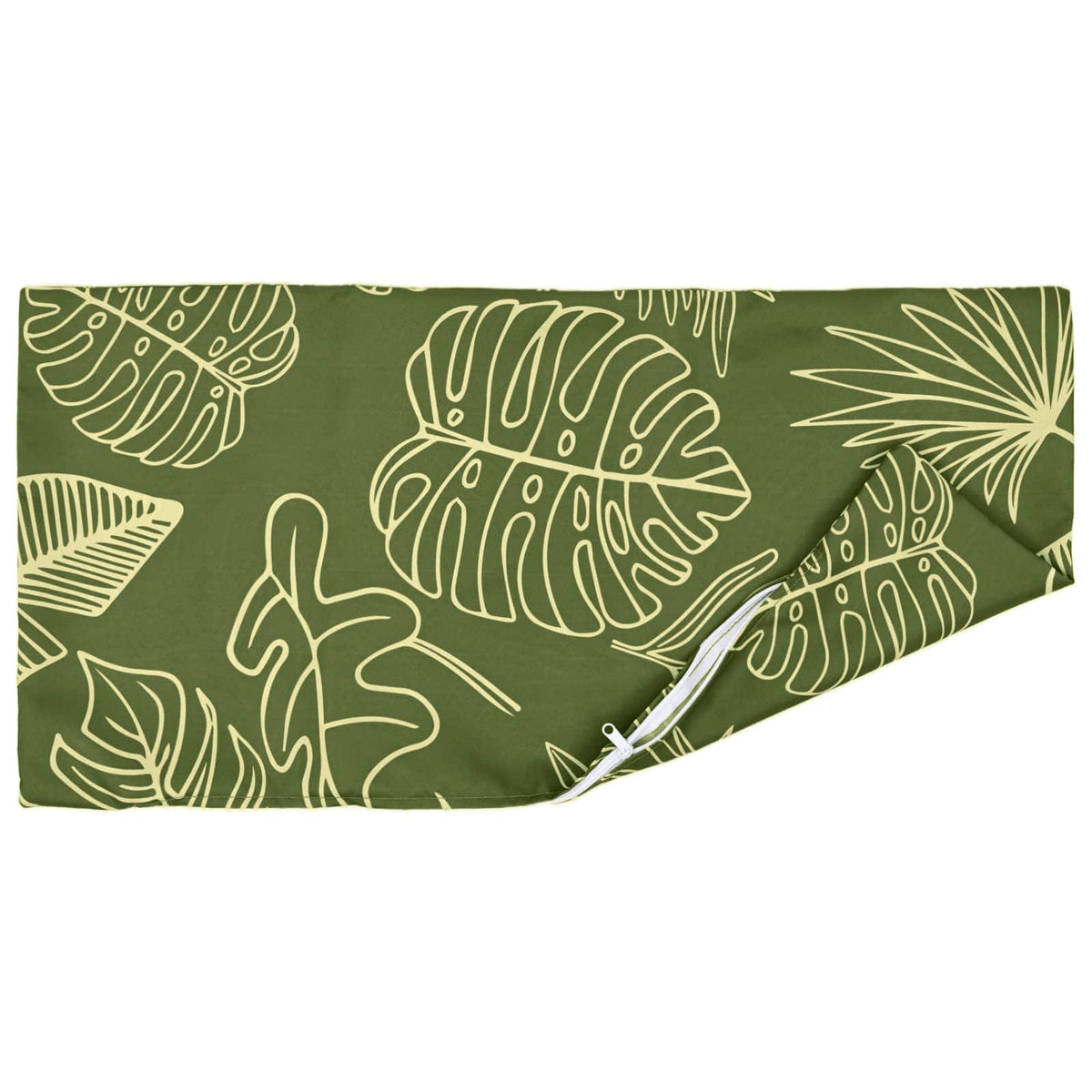 Cushion with Pillow HEERLEN 6 pcs Leaf Design Polyester