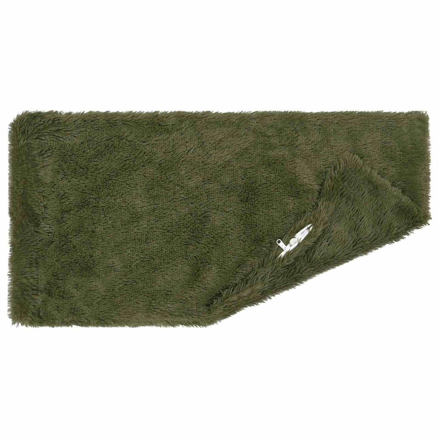 Cushion with Pillow HEERLEN 2 pcs Green PV Fleece