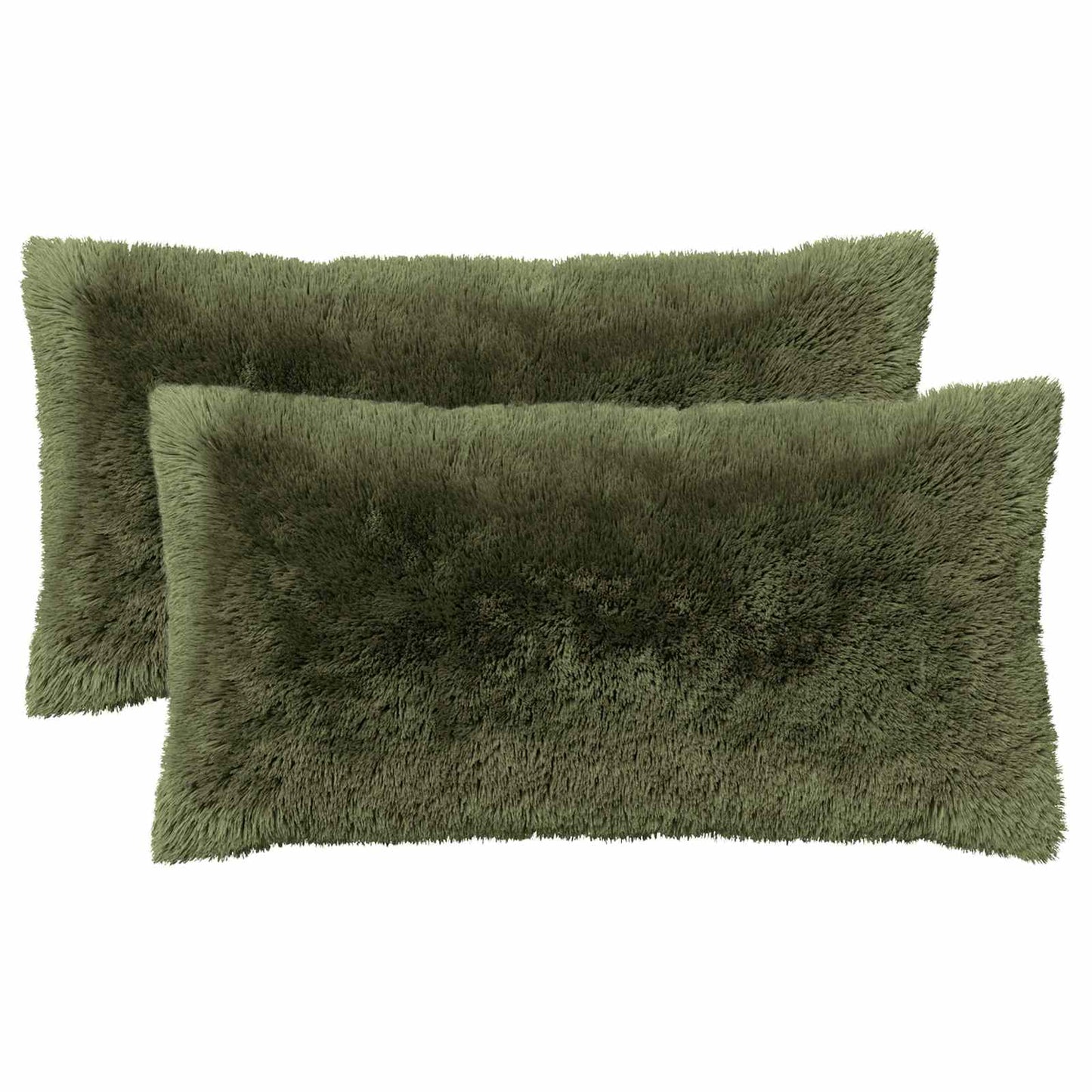 Cushion with Pillow HEERLEN 2 pcs Green PV Fleece