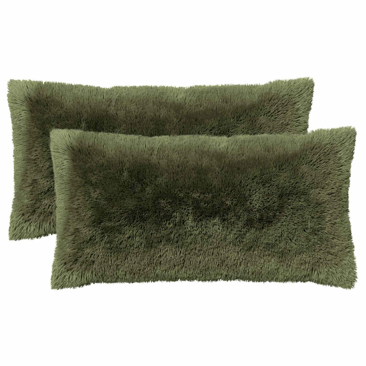 Cushion with Pillow HEERLEN 2 pcs Green PV Fleece