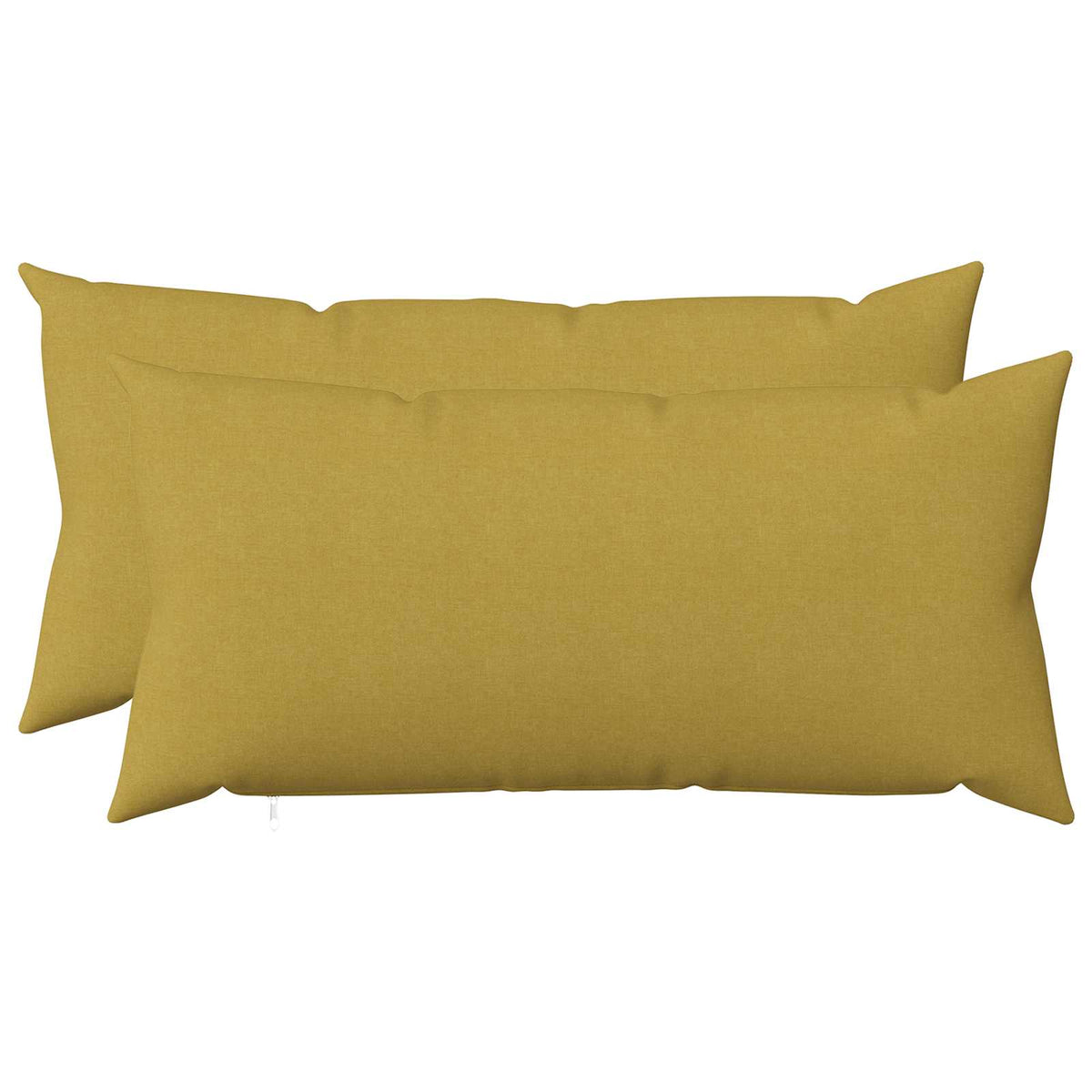 Cushion with Pillow HEERLEN 2 pcs Light Green Fabric