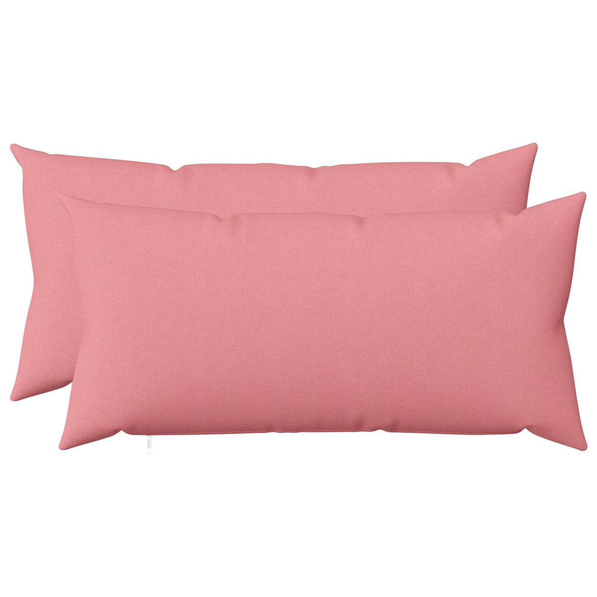Cushion with Pillow HEERLEN 2 pcs Pink Fabric