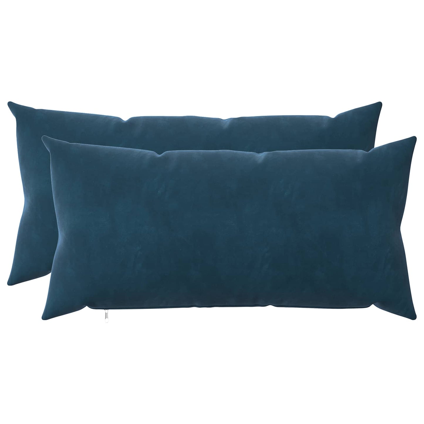 Cushion with Pillow HEERLEN 2 pcs Blue Velvet