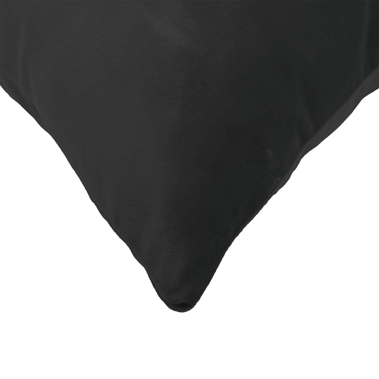 Cushion with Pillow HEERLEN 12 pcs Black Velvet