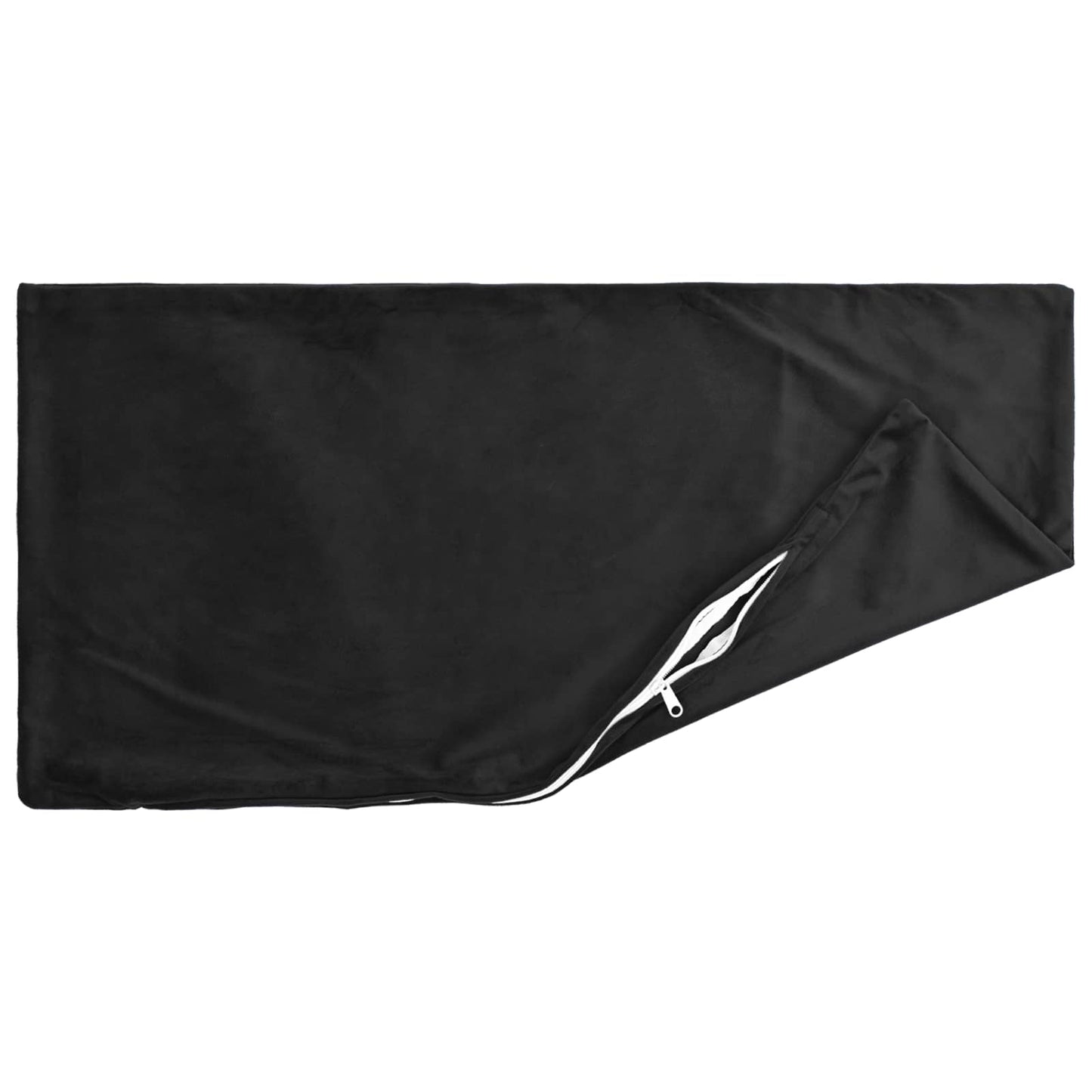 Cushion with Pillow HEERLEN 12 pcs Black Velvet