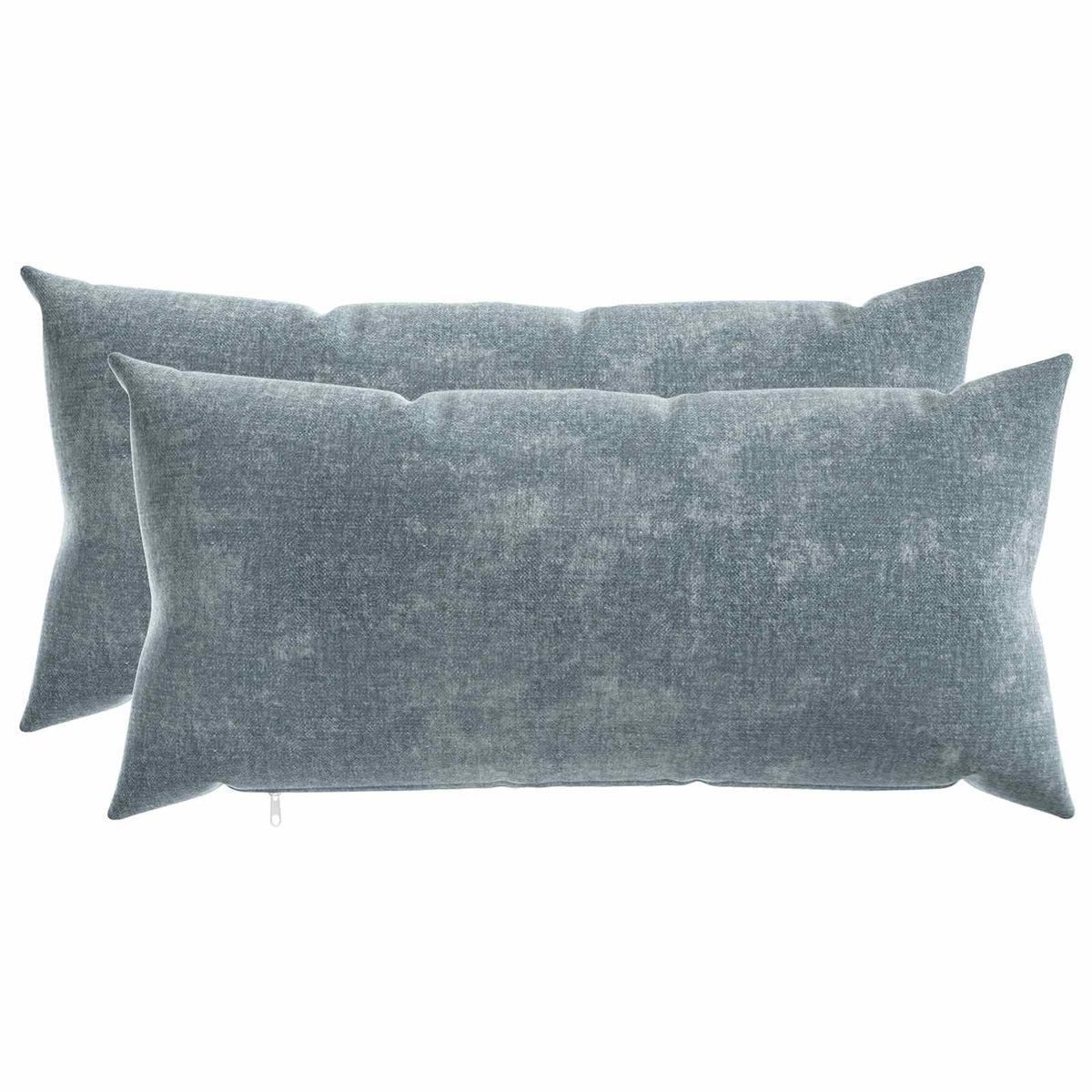 Throw Pillow 2 pcs HEERLEN Light Blue 40 x 80 cm