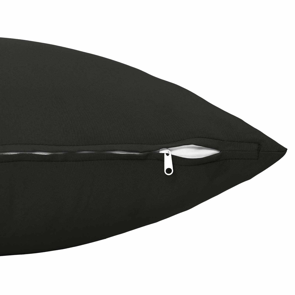 Cushion with Pillow HEERLEN 2 pcs Black Polyester