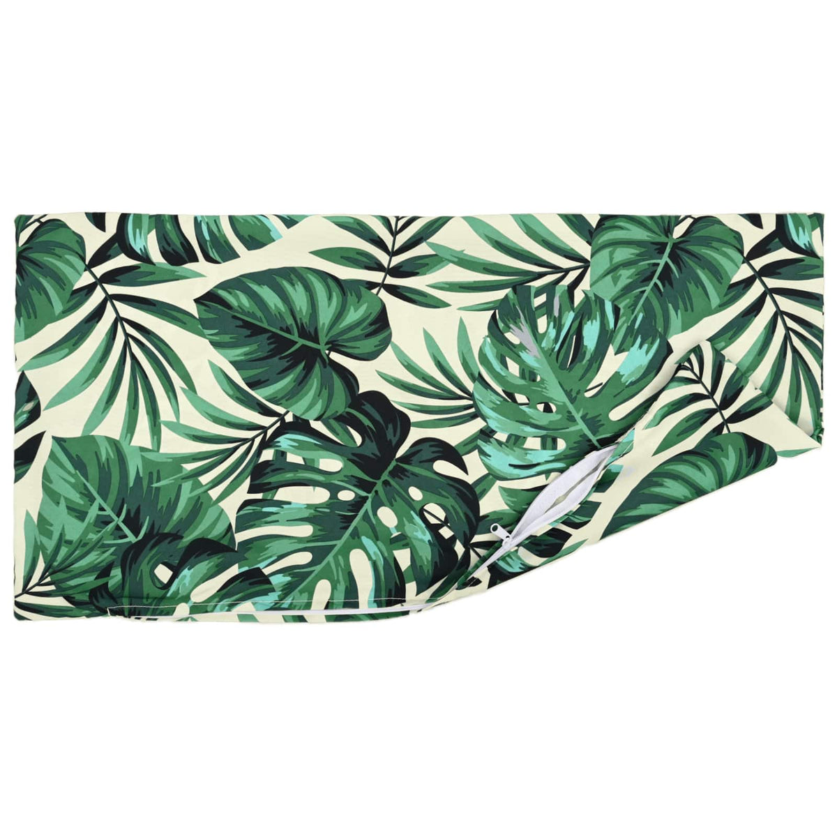 Cushion with Pillow HEERLEN 12 pcs Leaf Pattern Polyester