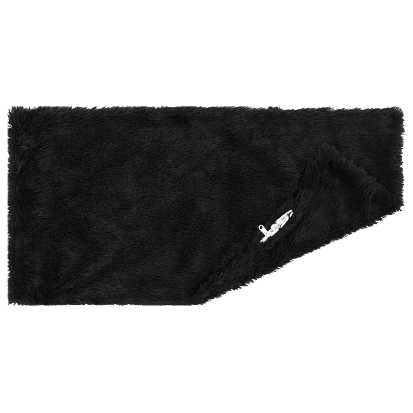 Cushion with Pillow HEERLEN 12 pcs Black PV Fleece