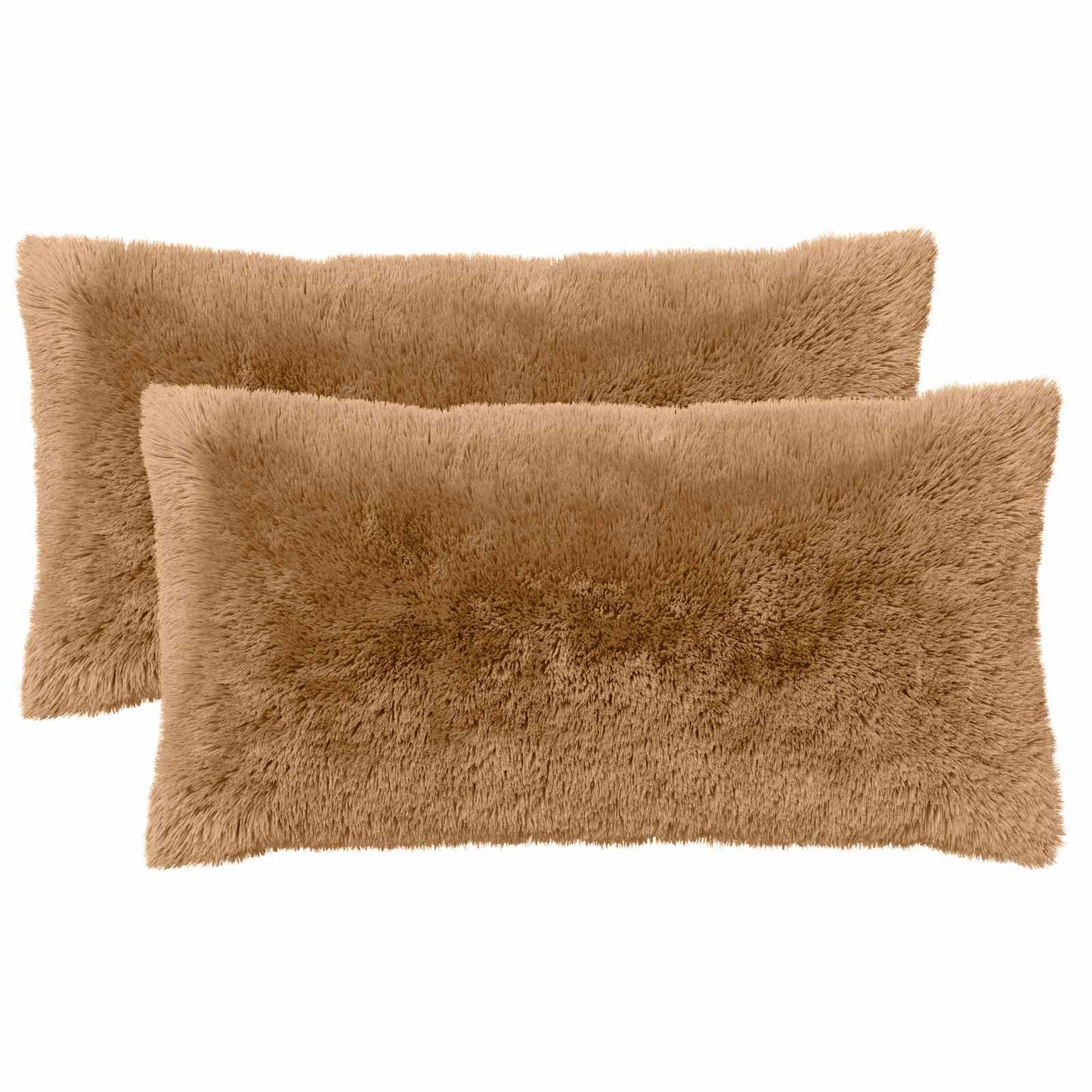 Cushion with Pillow HEERLEN 6 pcs Taupe PV Fleece