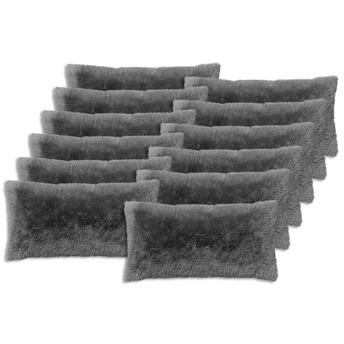Cushion with Pillow HEERLEN 2 pcs Light Green PV Fleece