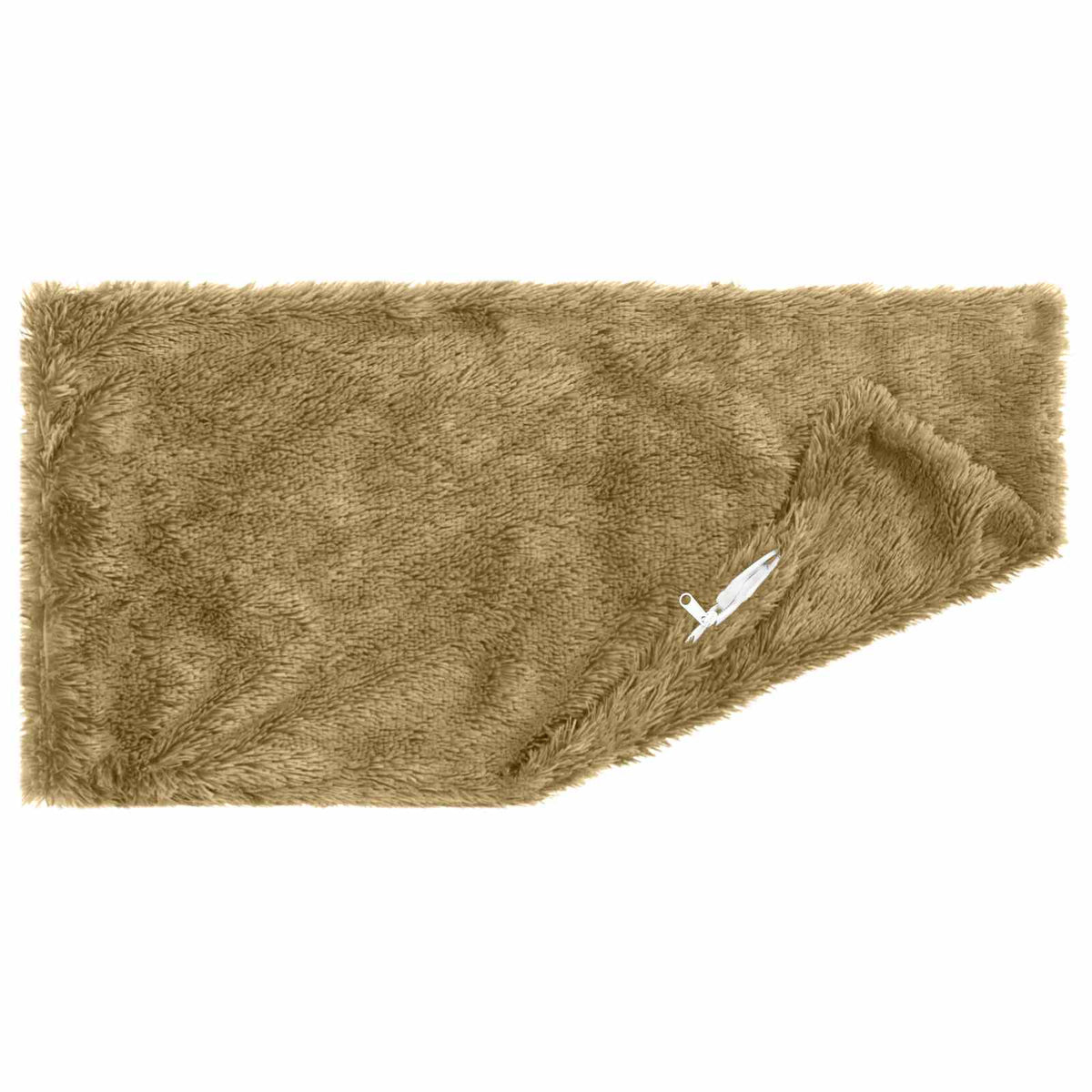 Cushion with Pillow HEERLEN 12 pcs Light Grey PV Fleece