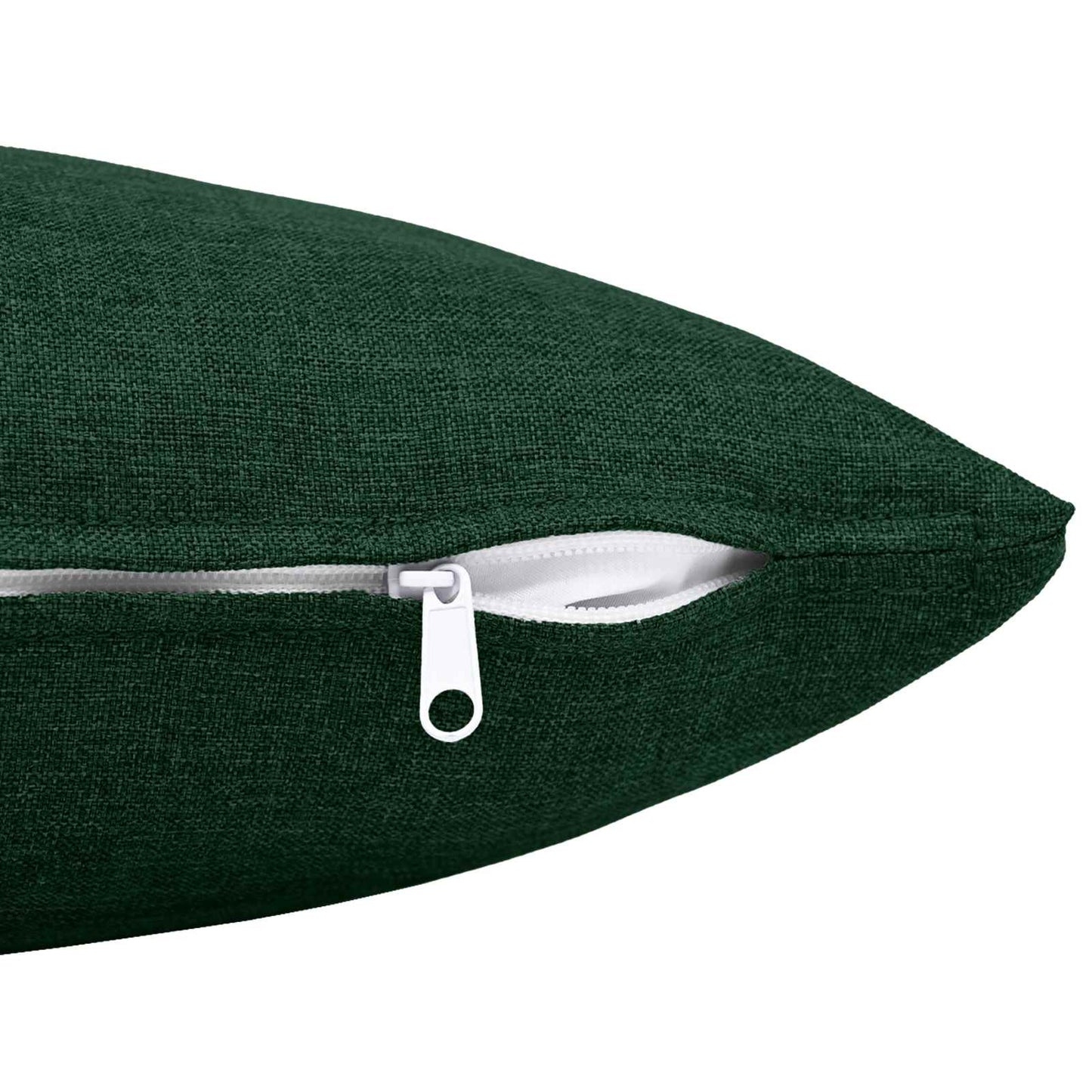 Cushion with Pillow HEERLEN Dark Green 40 x 145 cm Fabric