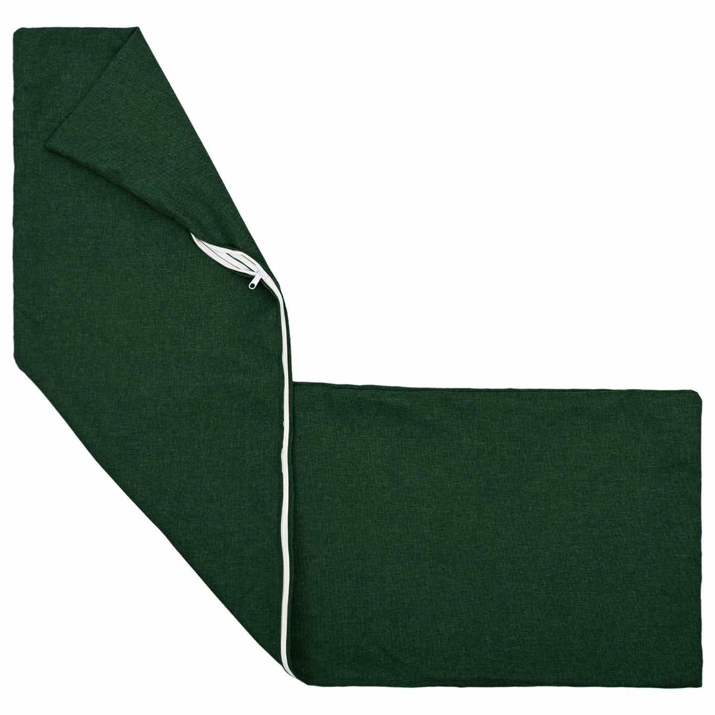 Cushion with Pillow HEERLEN Dark Green 40 x 145 cm Fabric