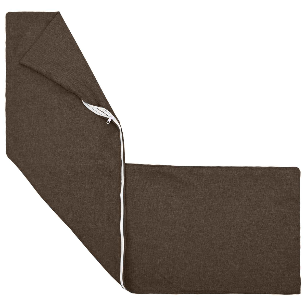 Cushion with Pillow HEERLEN 2 pcs Taupe Fabric